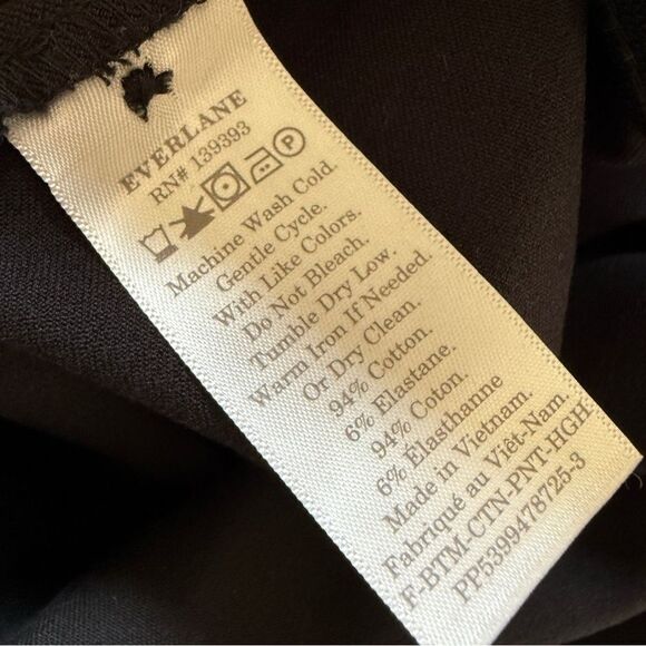 Everlane canvas pull on ankle pants - Picture 4 of 5